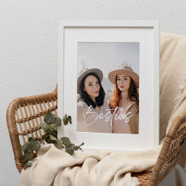 Modernes Elegantes Foto der Besties für die besten Poster