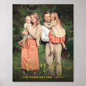 Modernes elegantes Foto für Typografie Foliendrucke (Vorderseite)