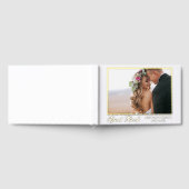 Modernes elegantes Foto Gästebuch (Voll)