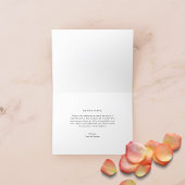 Modernes, elegantes Foto mit einfacher Script-Chic Dankeskarte