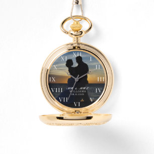 Modernes elegantes Foto New Wed Wedding Armbanduhr