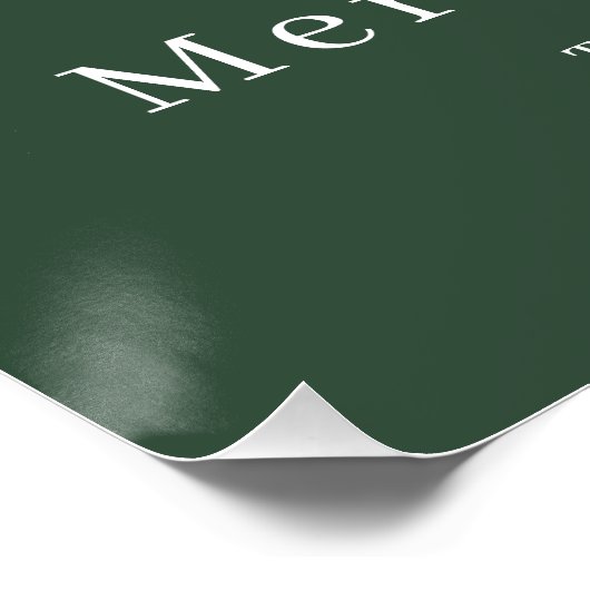 Modernes, elegantes Foto Poster (Ecke)