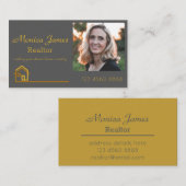 modernes elegantes Foto-Restaurant Visitenkarte (Vorne/Hinten)