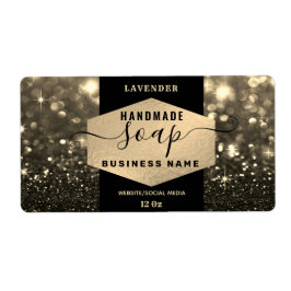 Modernes, elegantes Funkelseifenlabel