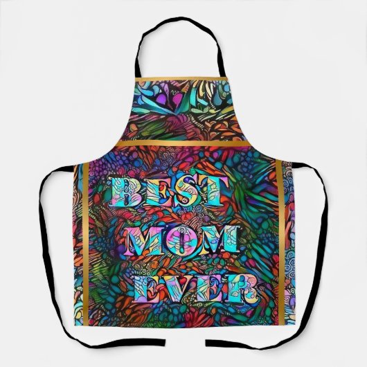 Modernes, elegantes Geschenk Schürze (Vorderseite)