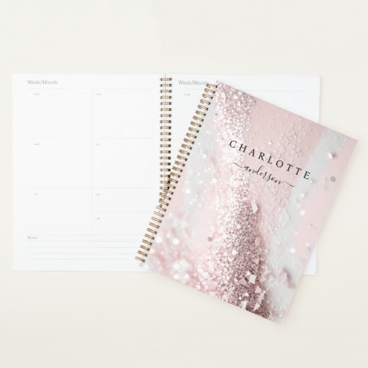 Modernes, elegantes Glitzer Planer (Anzeige)
