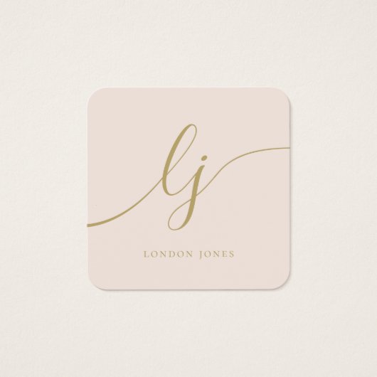 Modernes, elegantes Gold-Geschenkgutschein (Vorderseite)