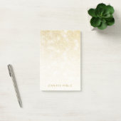 Modernes, elegantes Gold-Glitzer-Template Minimali Post-it Klebezettel (Büro)