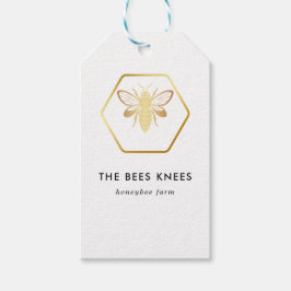 Modernes & elegantes Golden Honey Beekeeper Geschenkanhänger