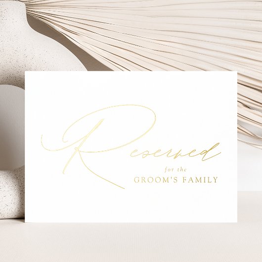 Modernes, elegantes Goldenes Foil-Hochzeitszeichen Foliendrucke