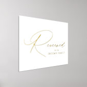 Modernes, elegantes Goldenes Foil-Hochzeitszeichen Foliendrucke (Ablage )