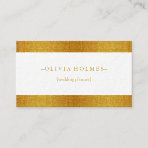 Modernes elegantes Goldfolien-Metall beruflich Visitenkarte