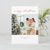 Modernes elegantes, grau-weißes Weihnachtsgebäck - Feiertagskarte (Stehend Vorderseite)