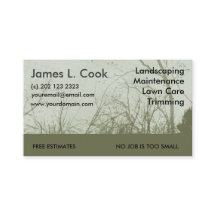 Modernes elegantes grünes landschaftlich