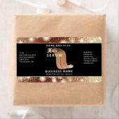 Modernes, elegantes Haar-Script-Serumlabel (Insitu)