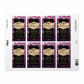 Modernes, elegantes Haar-Script-Serumlabel (Vorne)