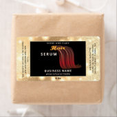 Modernes, elegantes Haar-Script-Serumlabel (Insitu)