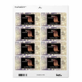 Modernes, elegantes Haar-Script-Serumlabel (Vorne)