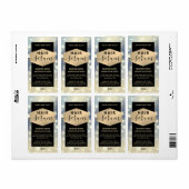 Modernes, elegantes Haar-Script-Serumlabel (Vorne)