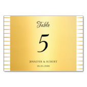 Modernes, elegantes, handgeschriebenes Skript aus  Tischnummer (Vorderseite)