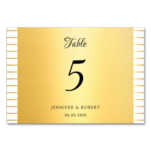 Modernes, elegantes, handgeschriebenes Skript aus  Tischnummer (Vorderseite)