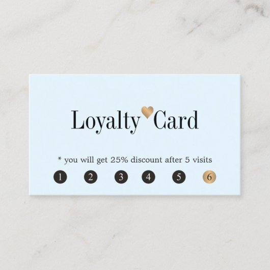 Modernes Elegantes Highlights Treuekarte (Vorderseite)