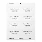 Modernes elegantes Hochzeitsplatz (Vorne)