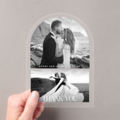 Modernes elegantes Hochzeitssemble - Foto Vielen D Acryleinladungen (Insitu (Handheld))