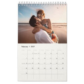 Modernes Elegantes Hochzeitssjargon-Foto Kalender (Feb 2027)