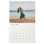 Modernes Elegantes Hochzeitssjargon-Foto Kalender (Jan 2026)