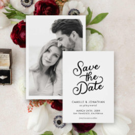 Modernes elegantes Hochzeitsstil Save the Date