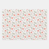 Modernes Elegantes Holiday Olive Green & Red Gift Geschenkpapier Set (Vorderseite 2)