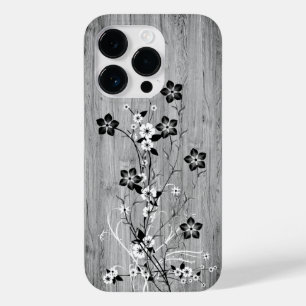 Modernes, elegantes Holz - Blume - Holz Case-Mate iPhone 14 Pro Hülle