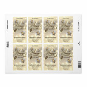 Modernes, elegantes Honigweinlabel (Vorne)