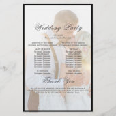 Modernes, elegantes Imitat Vellum Overlay Foto Pro (Rückseite)