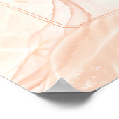 Modernes elegantes islamisches Hochzeitsposter Poster (Ecke)