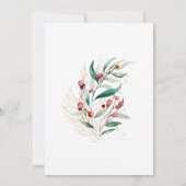 Modernes Elegantes Jingle & Mingle Weihnachts-Part Einladung (Rückseite)