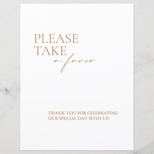 Modernes, elegantes Kalligrafie-Lieblingslied (Vorderseite)