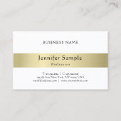 Modernes, elegantes, kalligrafisches Schlichtes Go Visitenkarte (Vorderseite)