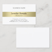 Modernes, elegantes, kalligrafisches Schlichtes Go Visitenkarte (Vorne/Hinten)