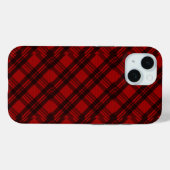 Modernes Elegantes Kariert Case-Mate iPhone Hülle (Rückseite (Horizontal))