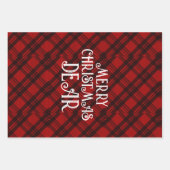 Modernes & elegantes Kariert Geschenkpapier Set (Vorderseite 2)