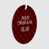 Modernes & elegantes Kariert Ornament (Vorderseite)