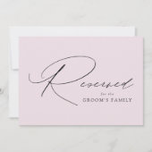 Modernes, elegantes Lavendel-Hochzeitssegment (Vorderseite)