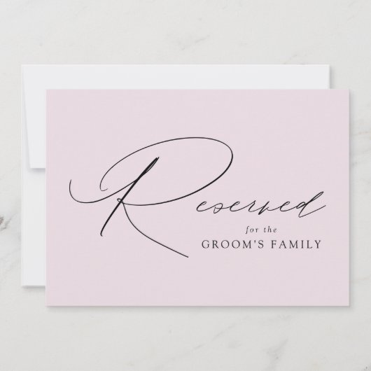 Modernes, elegantes Lavendel-Hochzeitssegment (Rückseite)