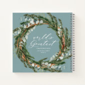 Modernes, elegantes, leafarbenes Foto Großmutter Notizblock (Rückseite)