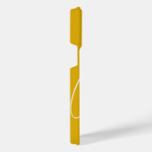 Modernes, elegantes Liebe-Script mit Initial Musta iPhone Hülle (Rechte Seite)