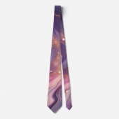 Modernes, elegantes Lila Goldmarmor Personalisiert Krawatte (Vorderseite)