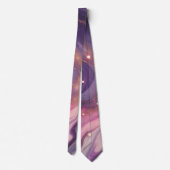 Modernes, elegantes Lila Goldmarmor Personalisiert Krawatte (Rückseite)