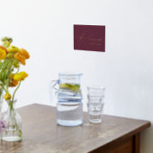 Modernes, elegantes Lila und goldenes Foil-Zeichen Foliendrucke (Ablage(Küche))